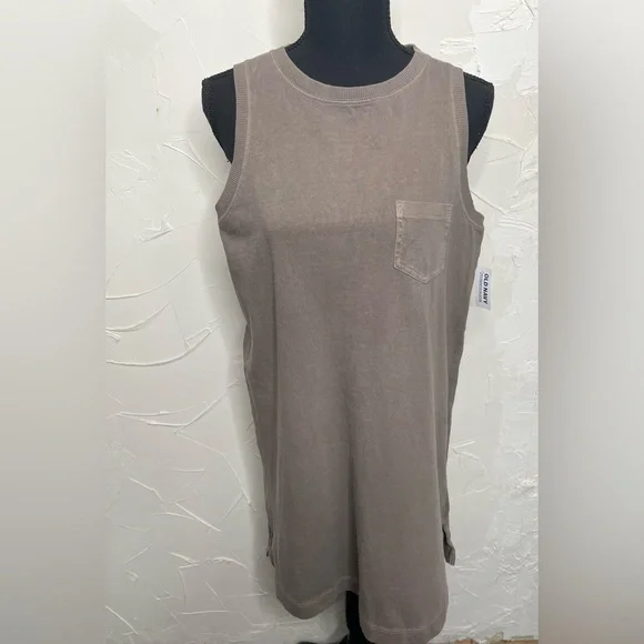 Old Navy | Dresses | Old Navy Gray Womens Size Small Racer Back Sleeveless  Tshirt Dress | Poshmark